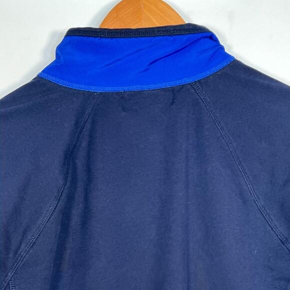 L-RL Lauren Active Ralph Lauren Blue Navy Activewear Fitness Jacket - Picture 8 of 12